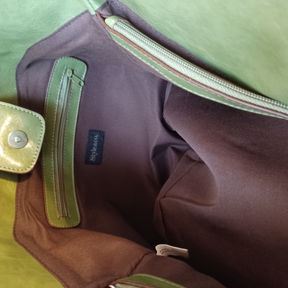 Style and Co.Shoulderbag Tote Green - Picture 5 of 7